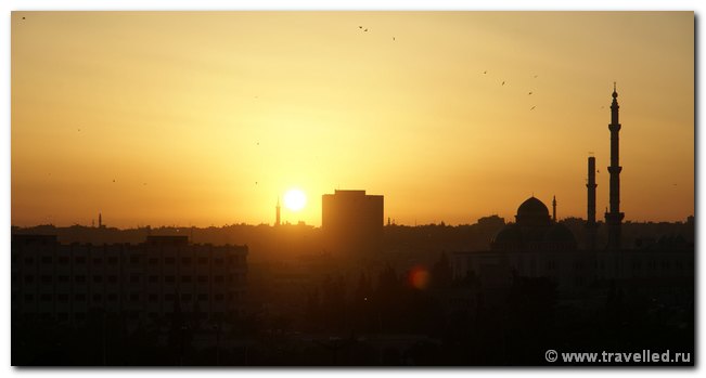 Алеппо. Солнце садится